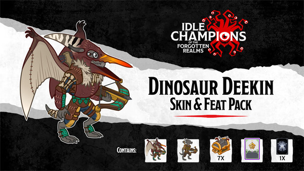 Idle Champions - Dinosaur Deekin Skin & Feat Pack