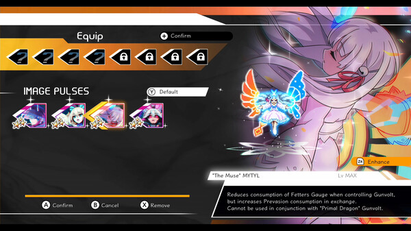 Screenshot z Azure Striker GUNVOLT 3 - EX Image Pulses: Carrera, Gibril, and Milas pack Screenshot z Azure Striker GUNVOLT 3 - EX Image Pulses: Carrera, Gibril, and Milas pack