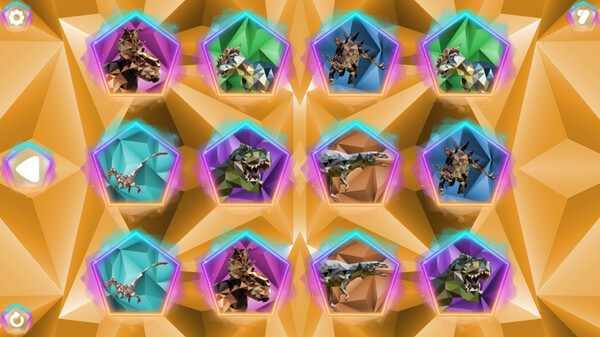 Скриншот 2 из игры Poly Memory: Dinosaurs