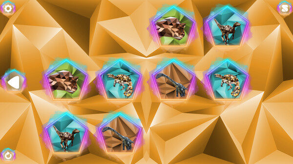 Скриншот 4 из игры Poly Memory: Dinosaurs