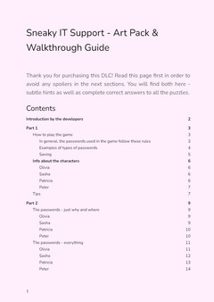 Screenshot z Sneaky IT Support - Art Pack & Walkthrough Guide