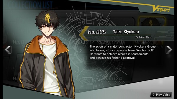 Cardfight!! Vanguard DD: Character Set 06: TAIZO KIYOKURA