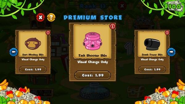 Screenshot z Bloons TD 5 - Classic Tack Tower Skin