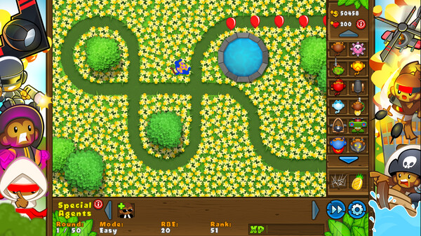 Screenshot z Bloons TD 5 - Classic Super Monkey Skin