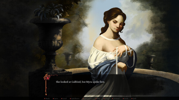 Screenshot z The Knight of the Crimson Tower – Guests at the Threshold