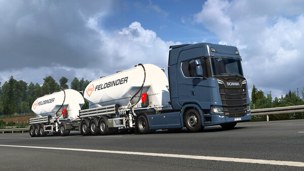 Screenshot z Euro Truck Simulator 2 - Feldbinder Trailer Pack