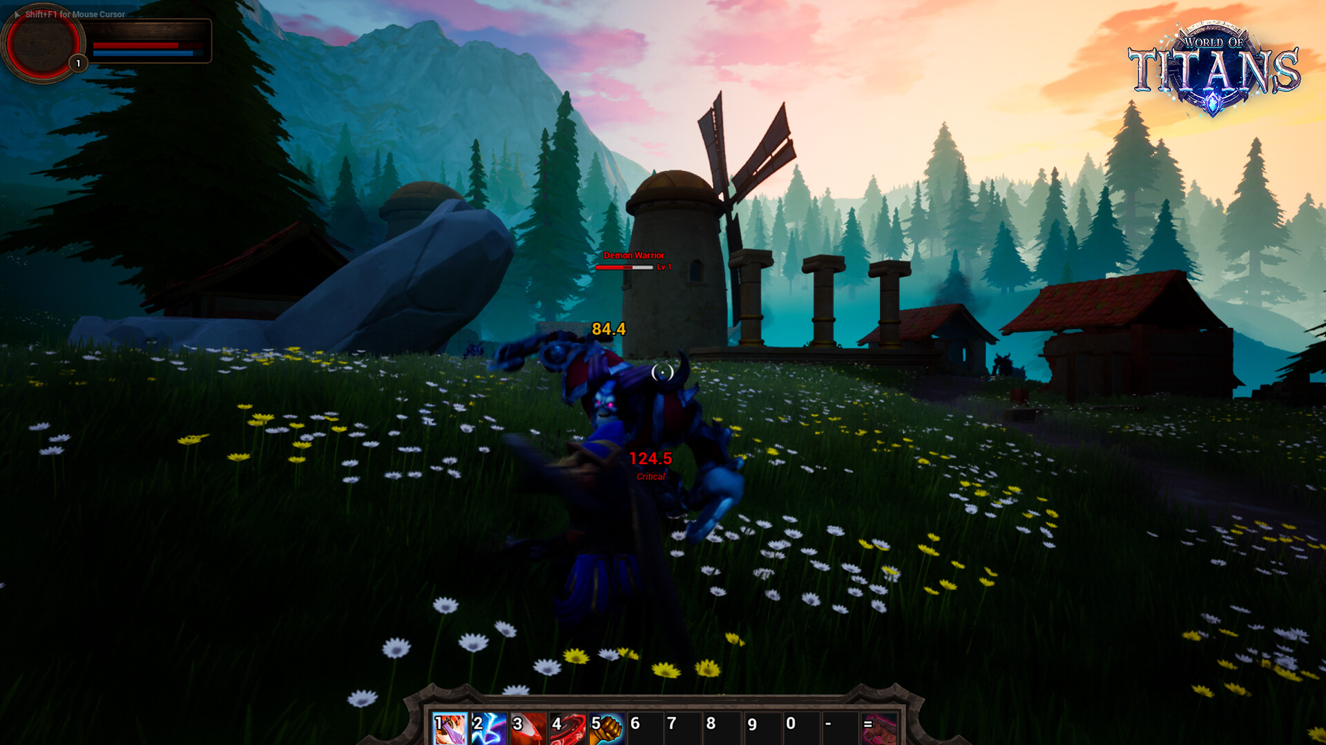 screenshot of World of Titans MMORPG 2