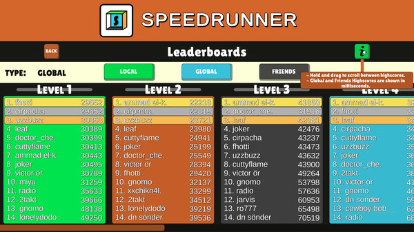 Screenshot z SPEEDRUNNER