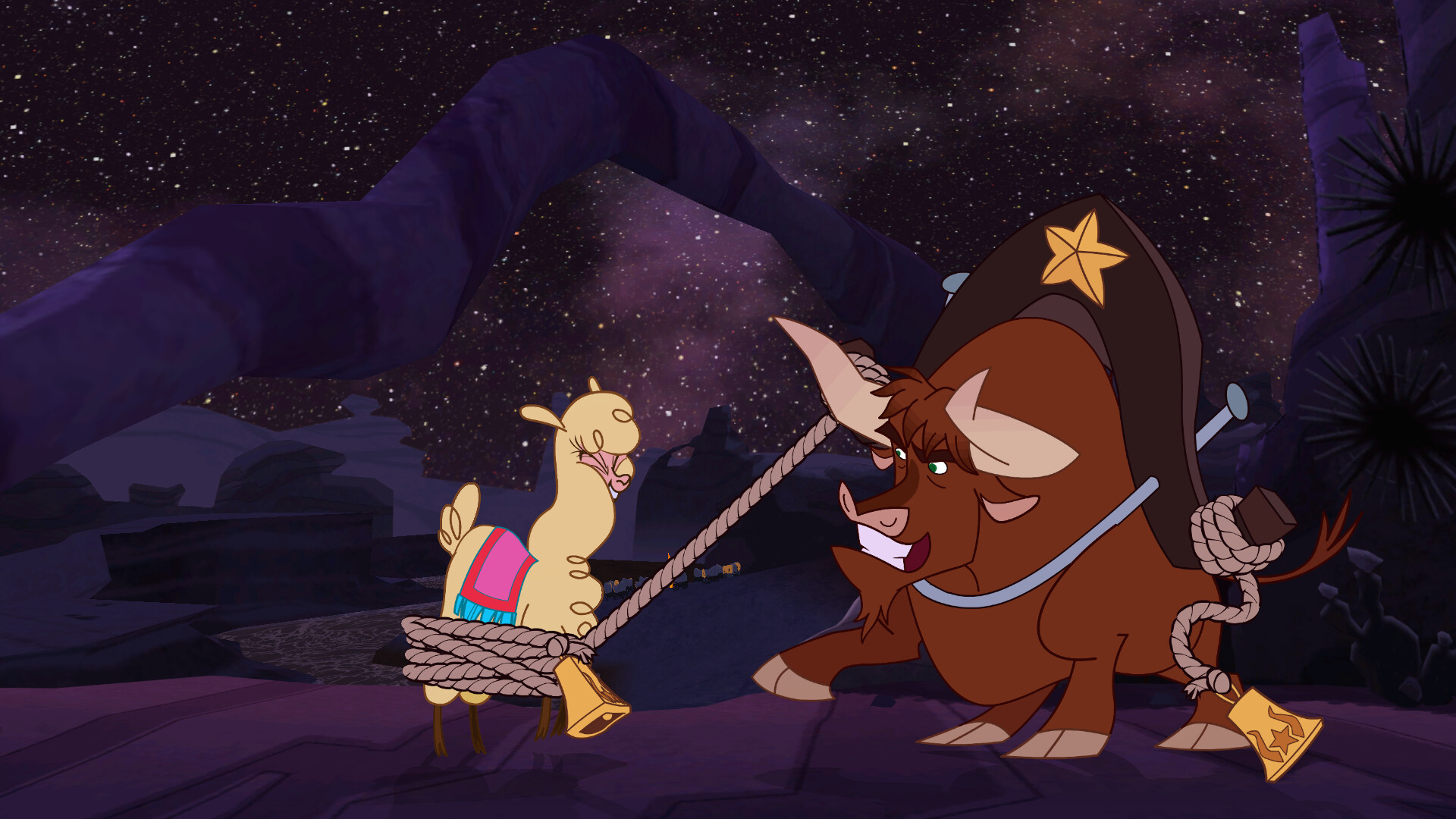 Them's Fightin' Herds - Character/Stage: Texas Featured Screenshot #1