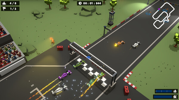 Screenshot z Smells Like Burnt Rubber