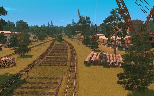 Screenshot z Trainz 2019 DLC - USA Route - Forest Industry Screenshot z Trainz 2019 DLC - USA Route - Forest Industry