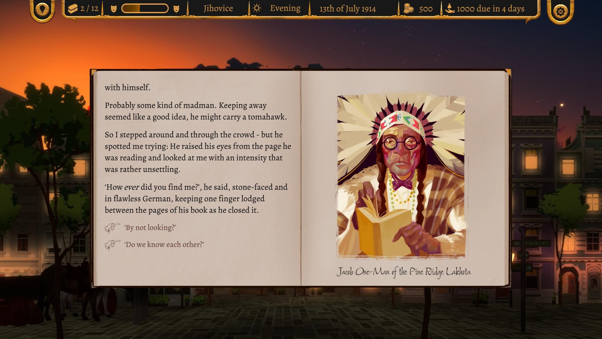 The Great Sassanelli – An Interactive Novel screenshot #2