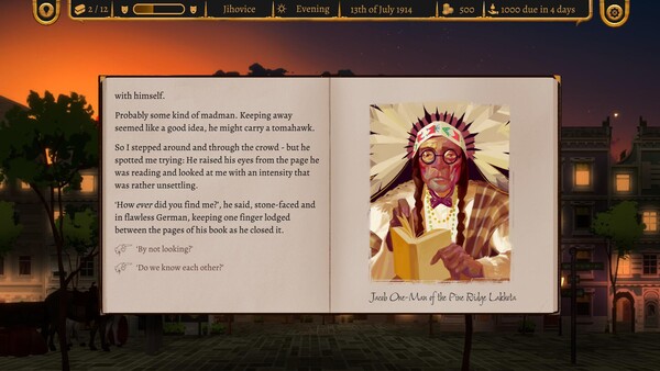 Скриншот 2 из игры The Great Sassanelli – An Interactive Novel