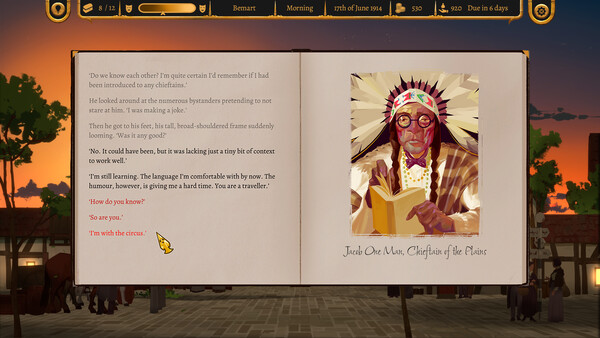 The Great Sassanelli – An Interactive Novel screenshot 2