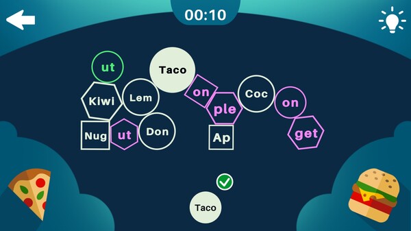 Screenshot z Learn Words - Use Syllables