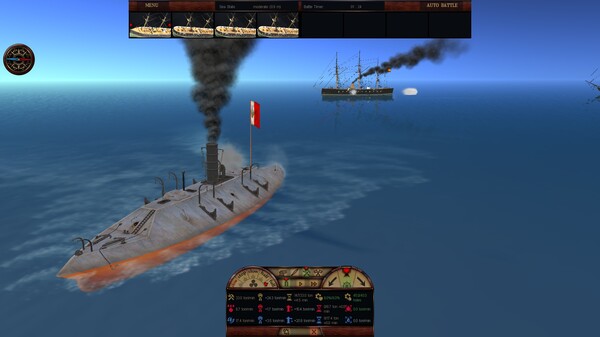 Screenshot z Clad in Iron: Chincha Islands 1866