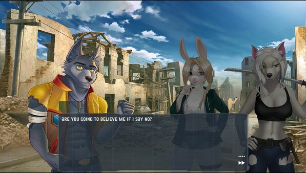 Screenshot z Furry Survivals 18+