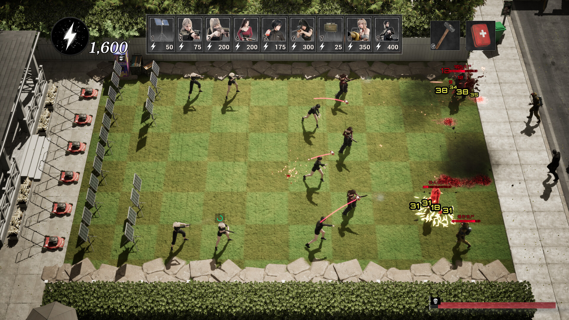 Girls vs Zombies screenshot 2