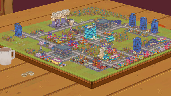 Screenshot z Cardboard Town