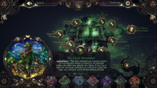 Screenshot z Glass Masquerade 2: Illusions - Scaryfolks Puzzle Pack