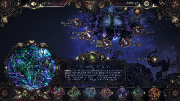 Screenshot z Glass Masquerade 2: Illusions - Scaryfolks Puzzle Pack