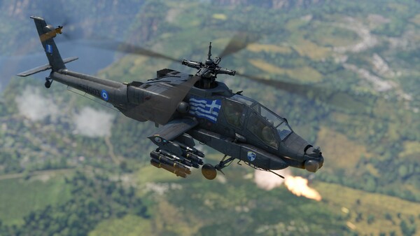 Screenshot z War Thunder - AH-64A Apache Pack