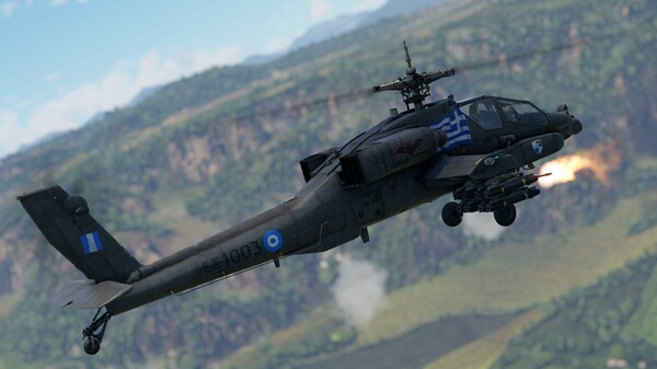 Screenshot z War Thunder - AH-64A Apache Pack
