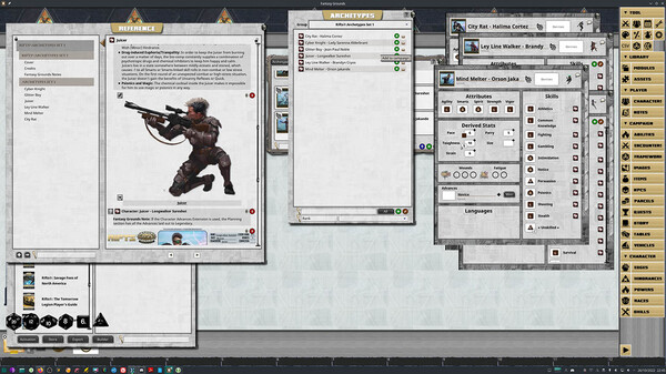 Fantasy Grounds - Savage Rifts(R): The Tomorrow Legion Archetypes - Set 1 #SWADE