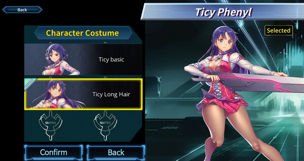 Battle Heroine Crisis COSTUME : Ticy Long Hair
