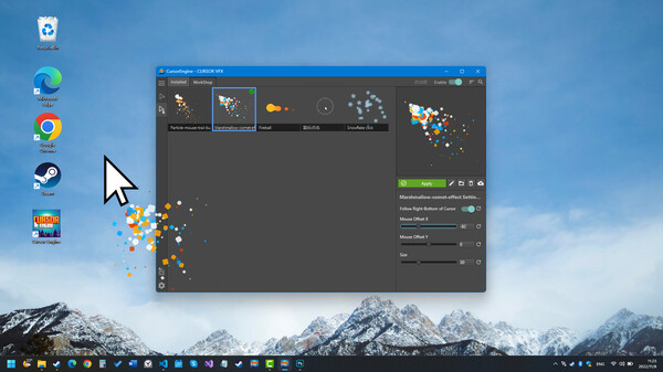 Screenshot z Cursor Engine Screenshot z Cursor Engine