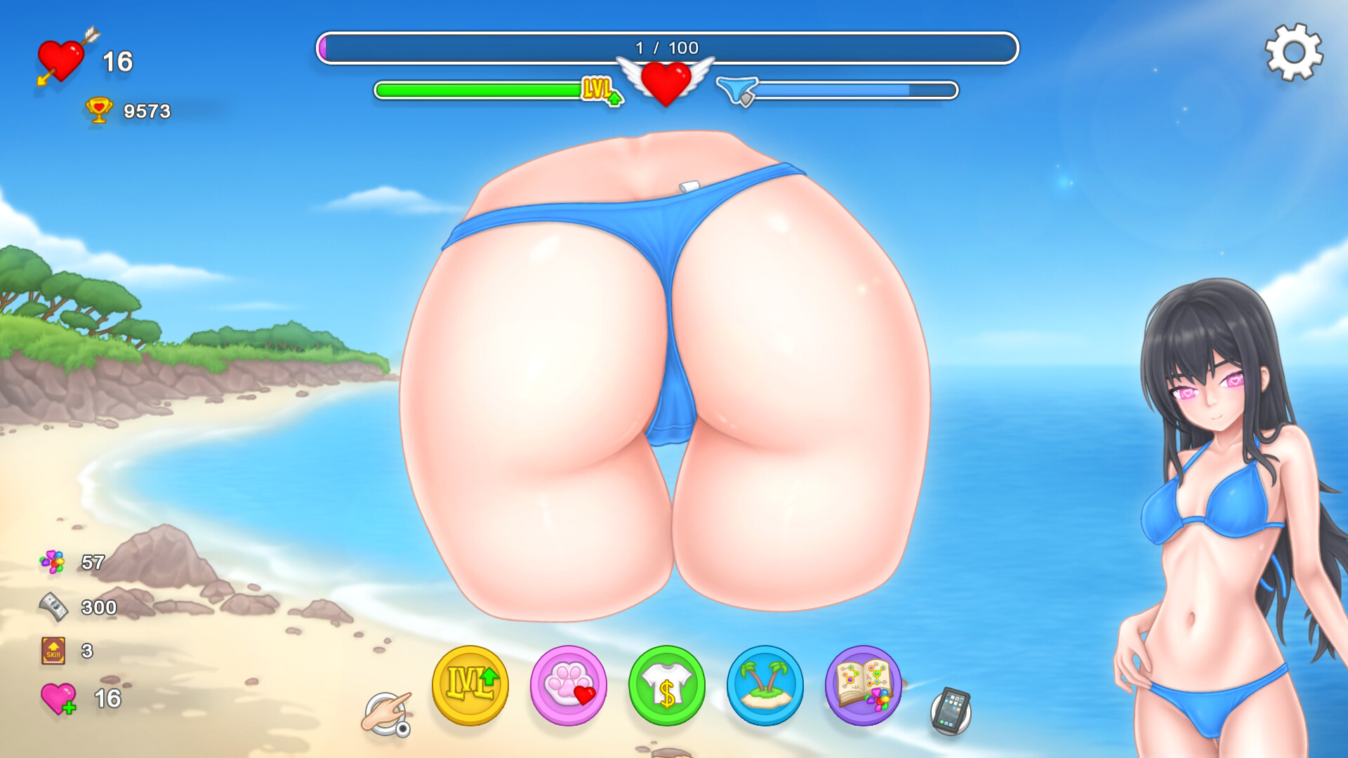 Hentai Beach 2 scene