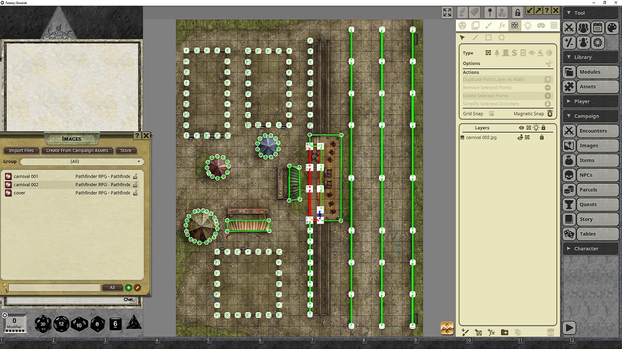 Fantasy Grounds - Pathfinder RPG - Pathfinder Flip-Mat - Carnivalのスクリーンショット 1