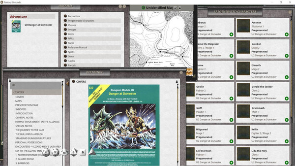 Fantasy Grounds - D&D Classics: U2 Danger at Dunwater (1E)