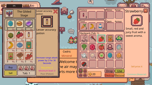 Screenshot z Megis Adventure