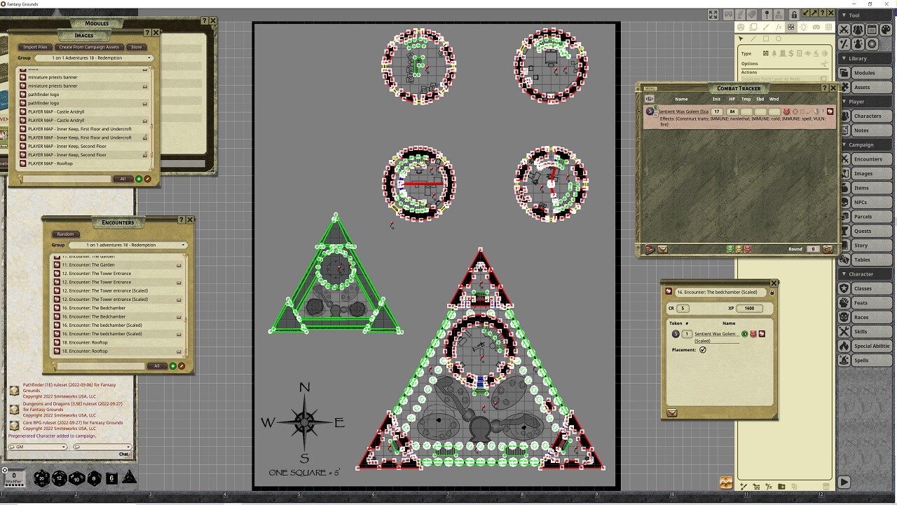 Fantasy Grounds - 1 on 1 Adventures #18 - Redemptionのスクリーンショット 1