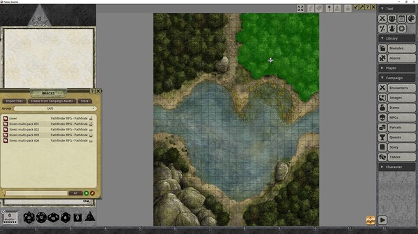 Fantasy Grounds - Pathfinder RPG - Pathfinder Flip-Mat - Forest Multi-Pack