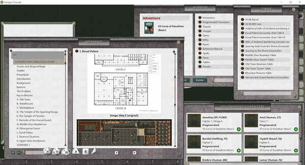 Fantasy Grounds - D&D Classics: X3 Curse of Xanathon (Basic)