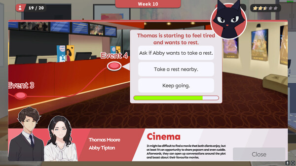 Screenshot z Matchmaker Agency