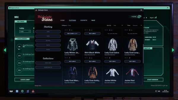 Screenshot z Midnight Heist