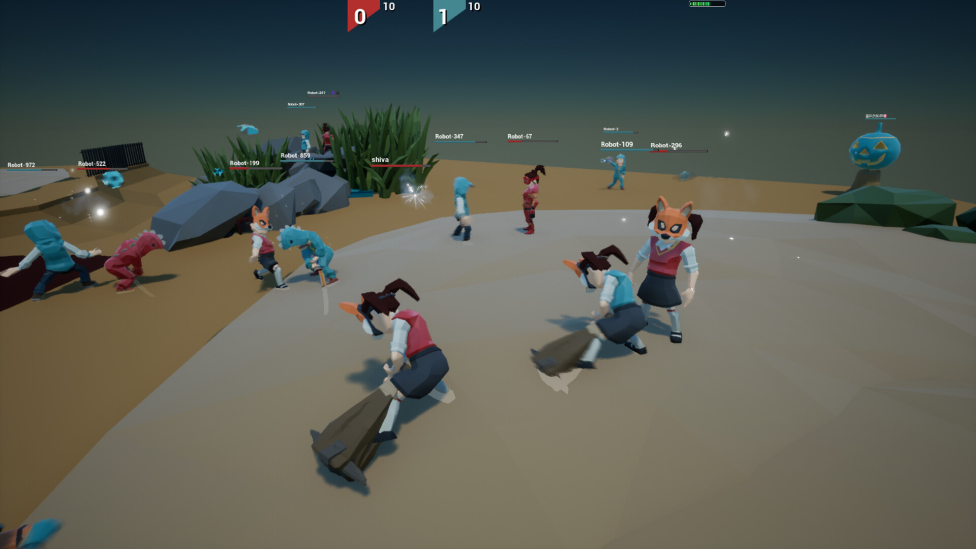 #9. Squid Fighter (Steam) Podle: Blitzball Inc.