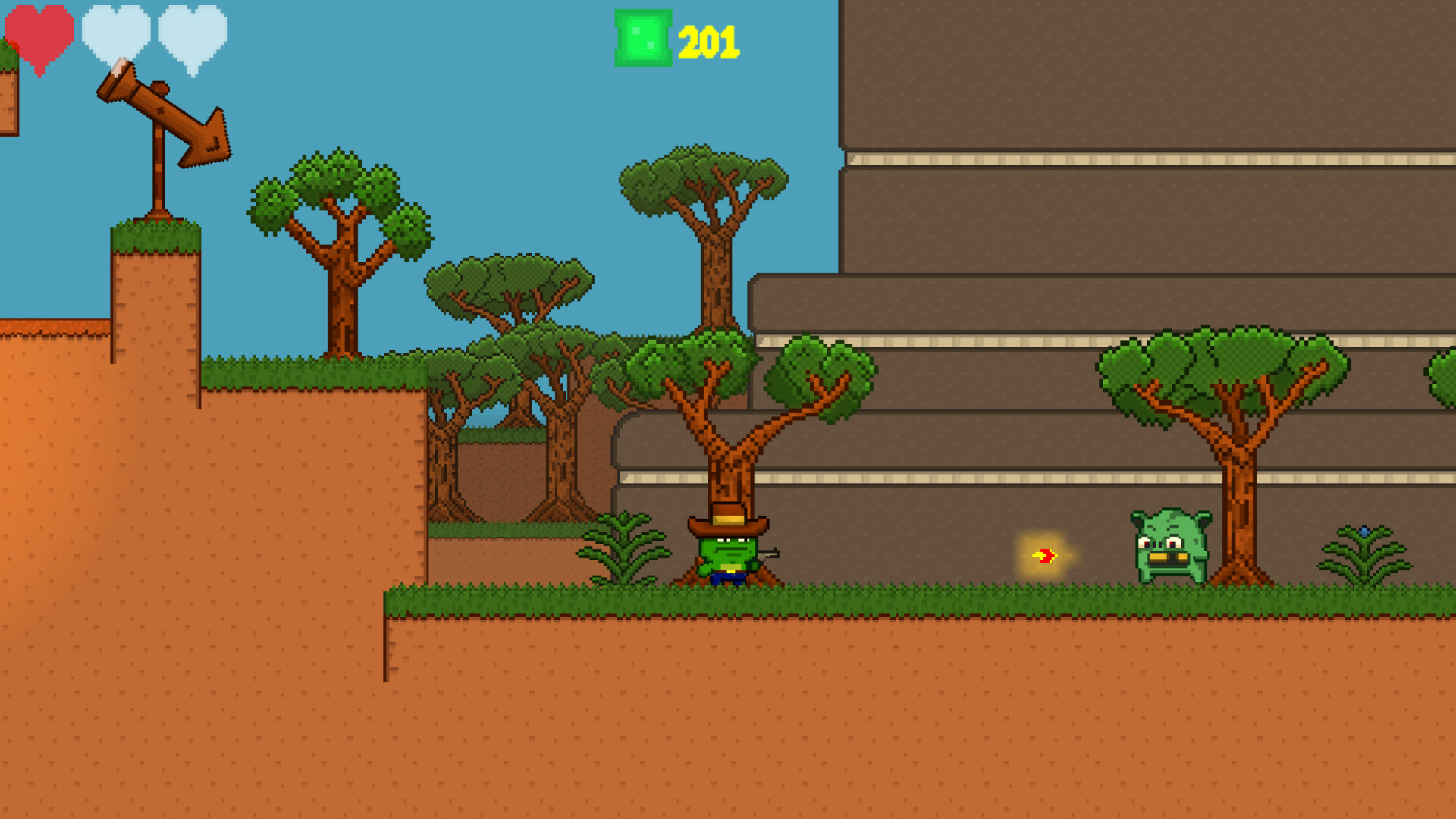 screenshot of Adventure's Pixel World 7