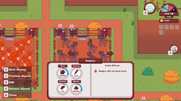 Screenshot z Alpaca Rancher Screenshot z Alpaca Rancher
