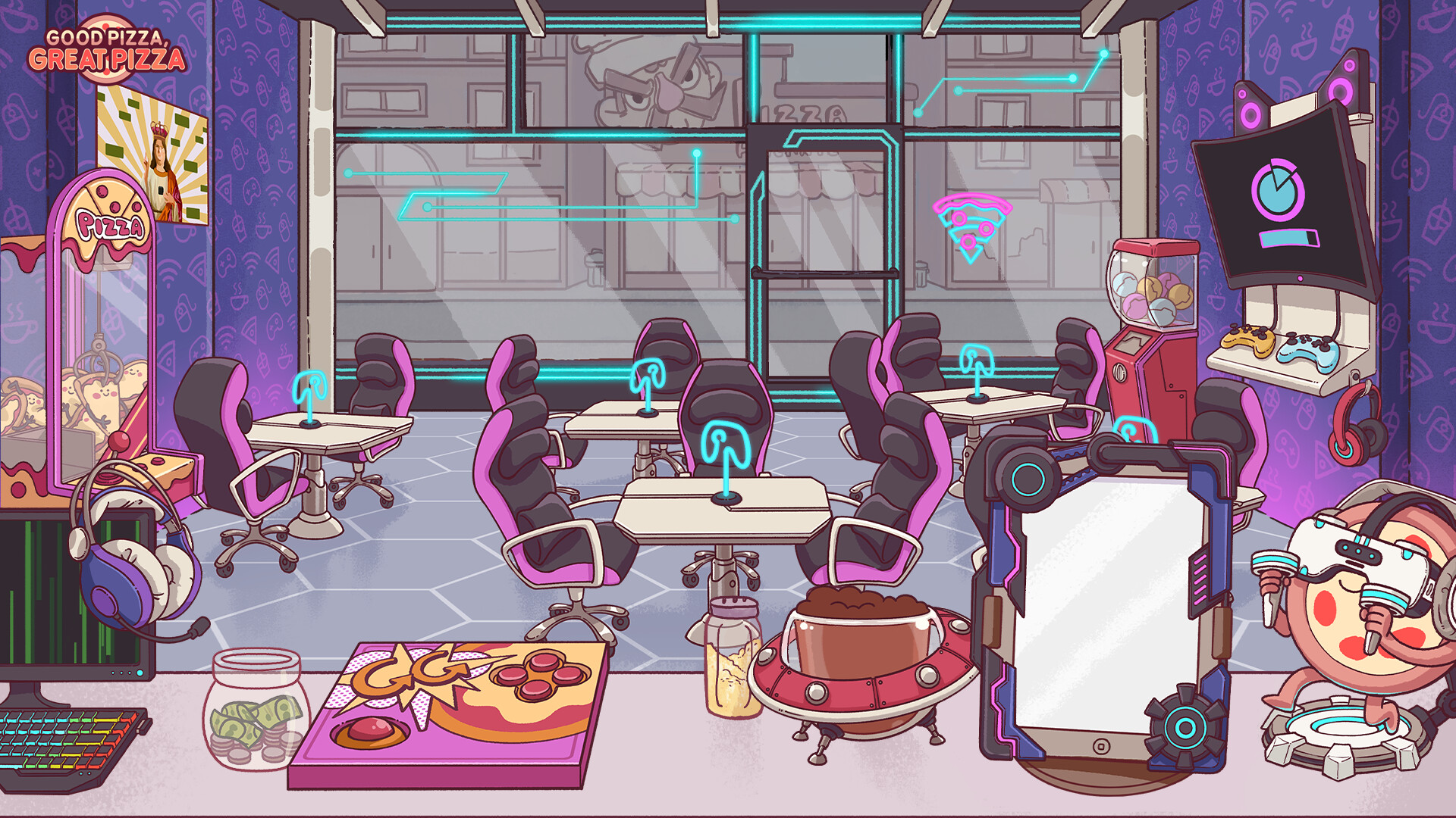 Good Pizza, Great Pizza - Cyber Pizzeria Set Featured Screenshot #1