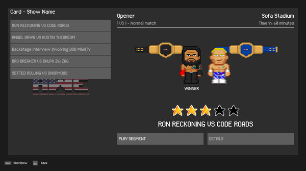 Screenshot z Wrestling Manager 2023