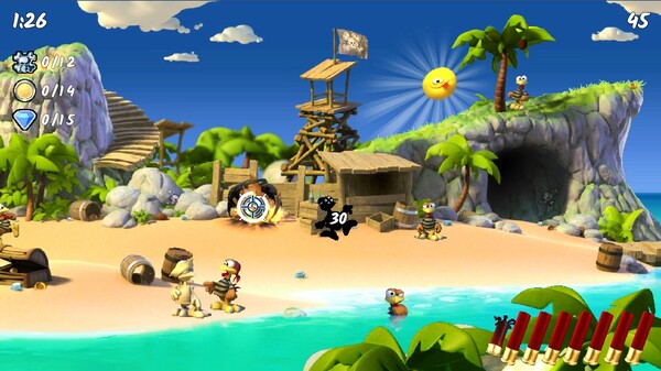 Moorhuhn Piraten - Crazy Chicken Pirates