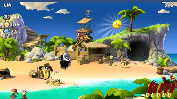 Moorhuhn Piraten - Crazy Chicken Pirates screenshot 3
