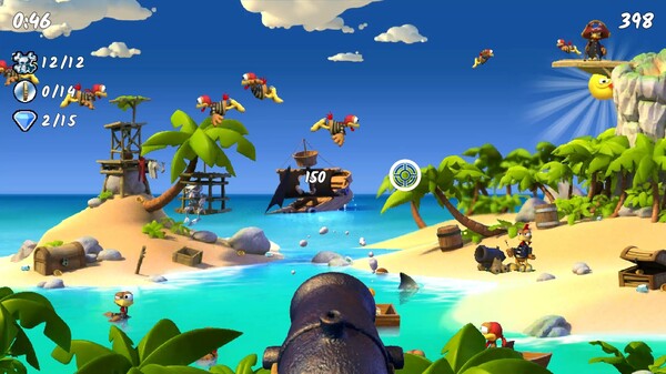 Moorhuhn Piraten - Crazy Chicken Pirates