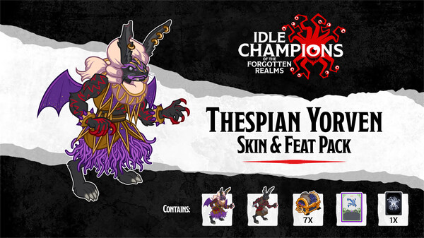 Idle Champions - Thespian Yorven Skin & Feat Pack