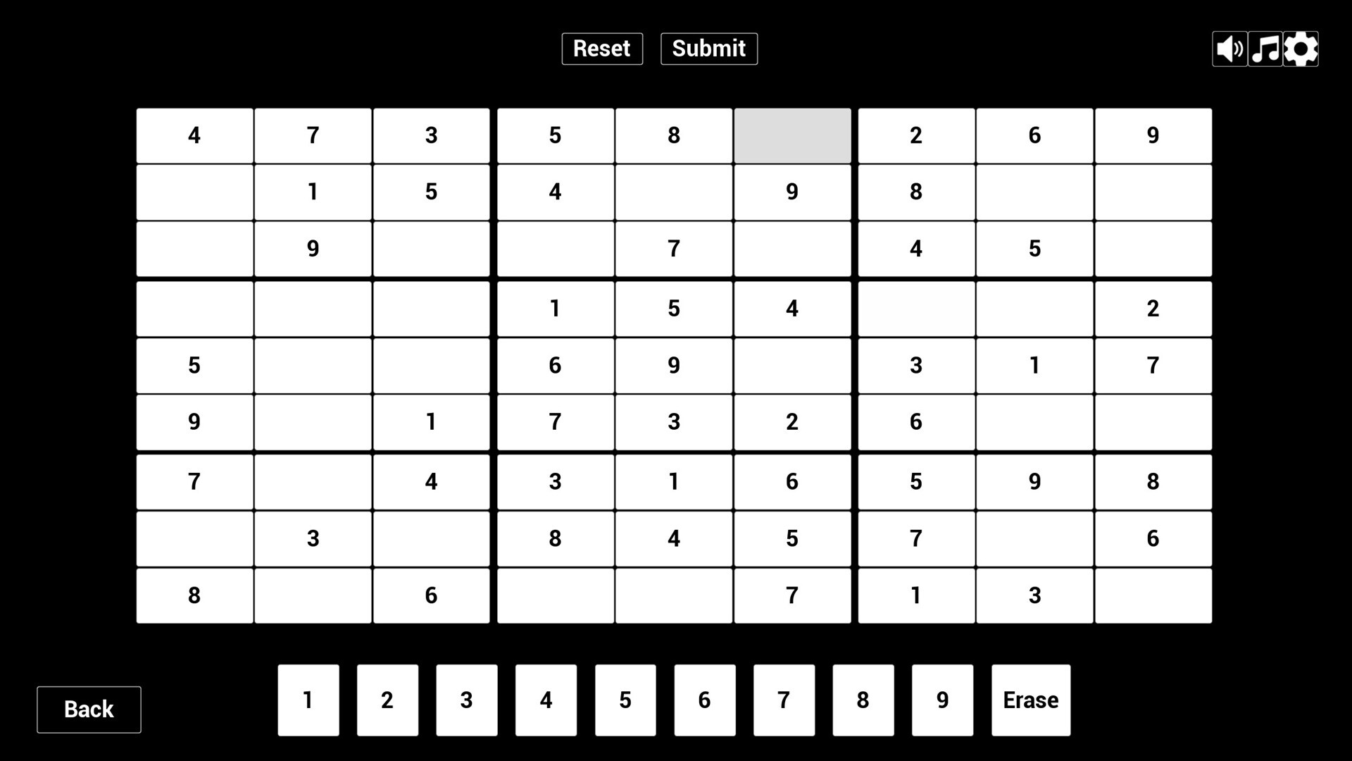 screenshot of 1 Rule Sudoku 6