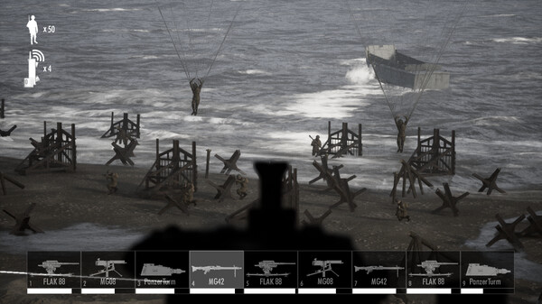 Screenshot z Beach Invasion 1944